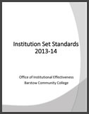 Institution Set Standards 2013-14