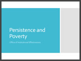 Persistance and Poverty 2014