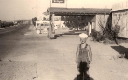 Boy on Main Street