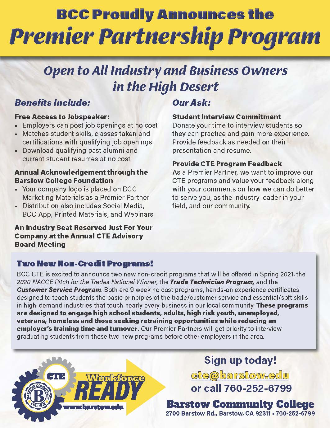 Premier Partnership Interest Flyer