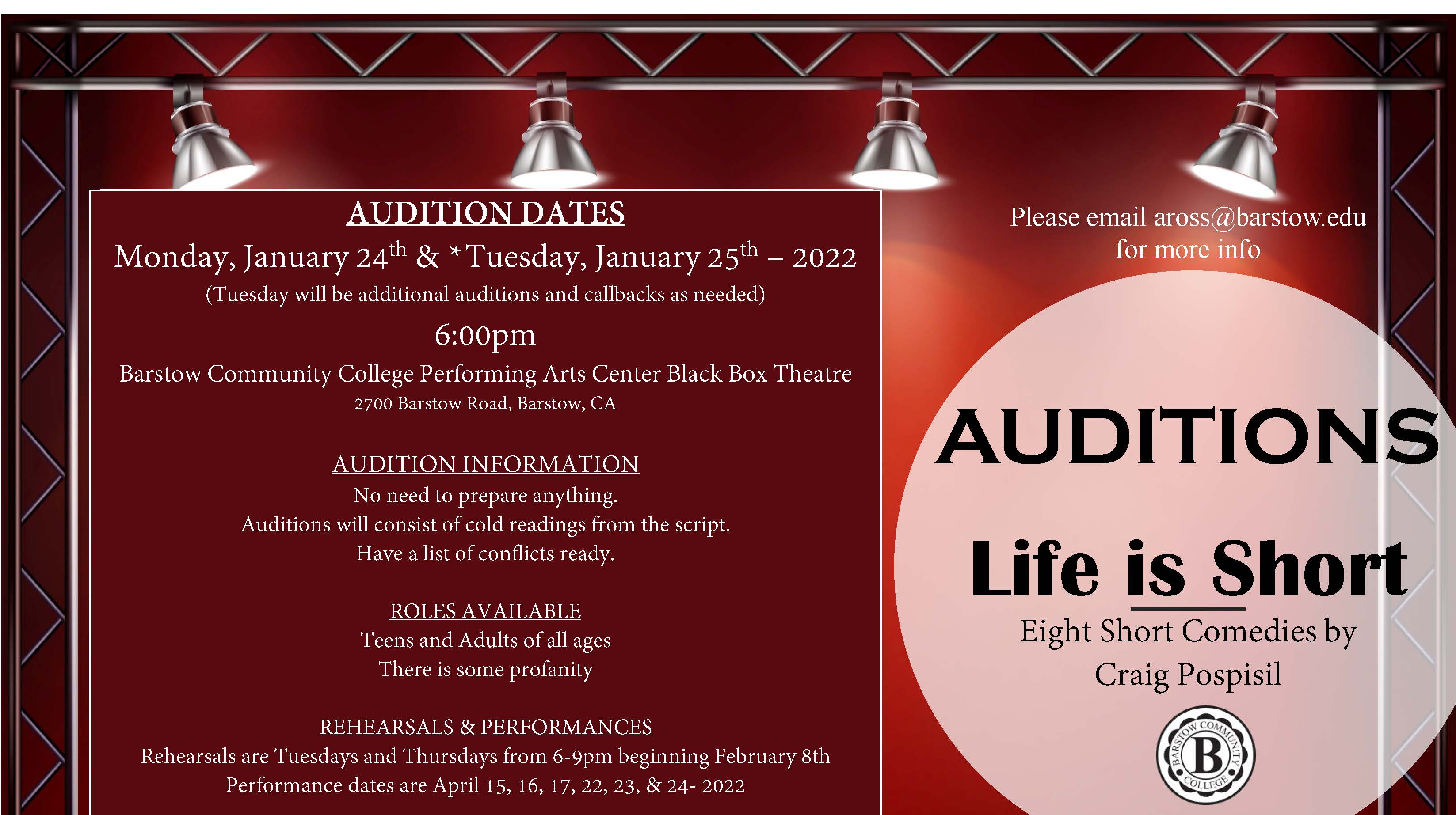 Audition Flyer