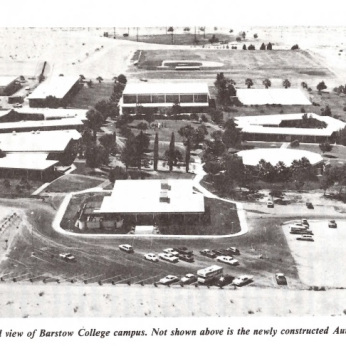 1981 aerial view of the campus