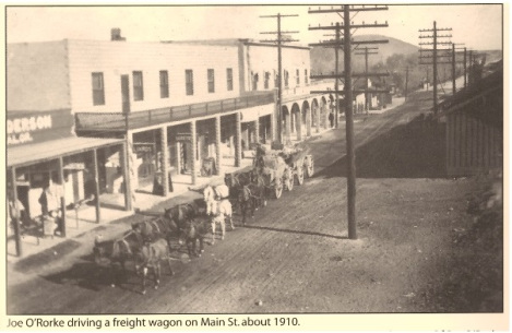 Frieght Wagon on Main Street