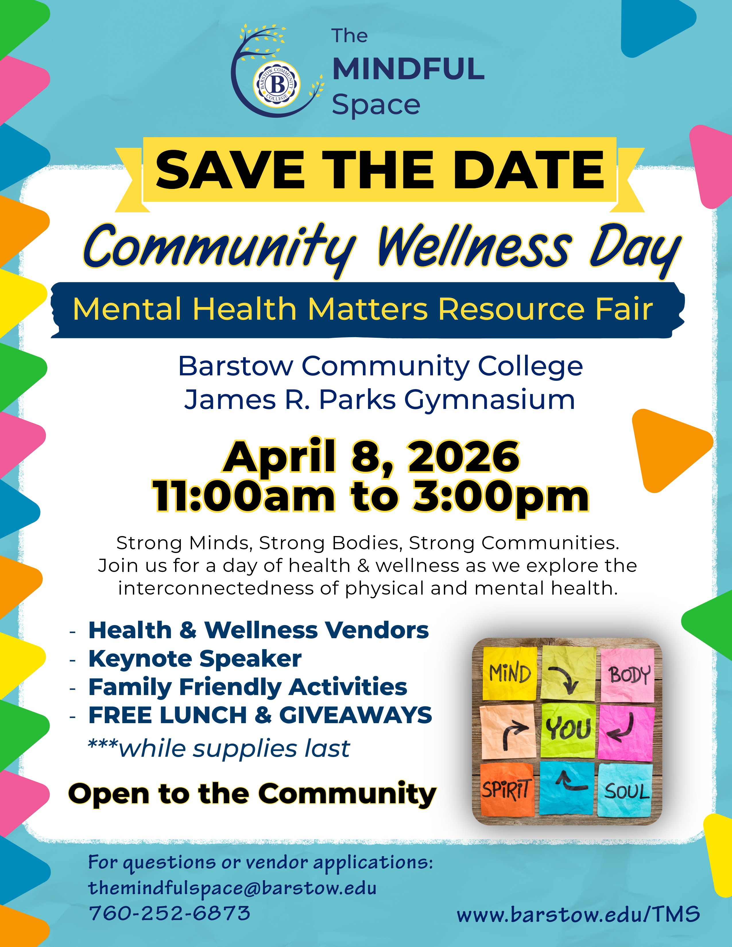 Save the date mental health matters