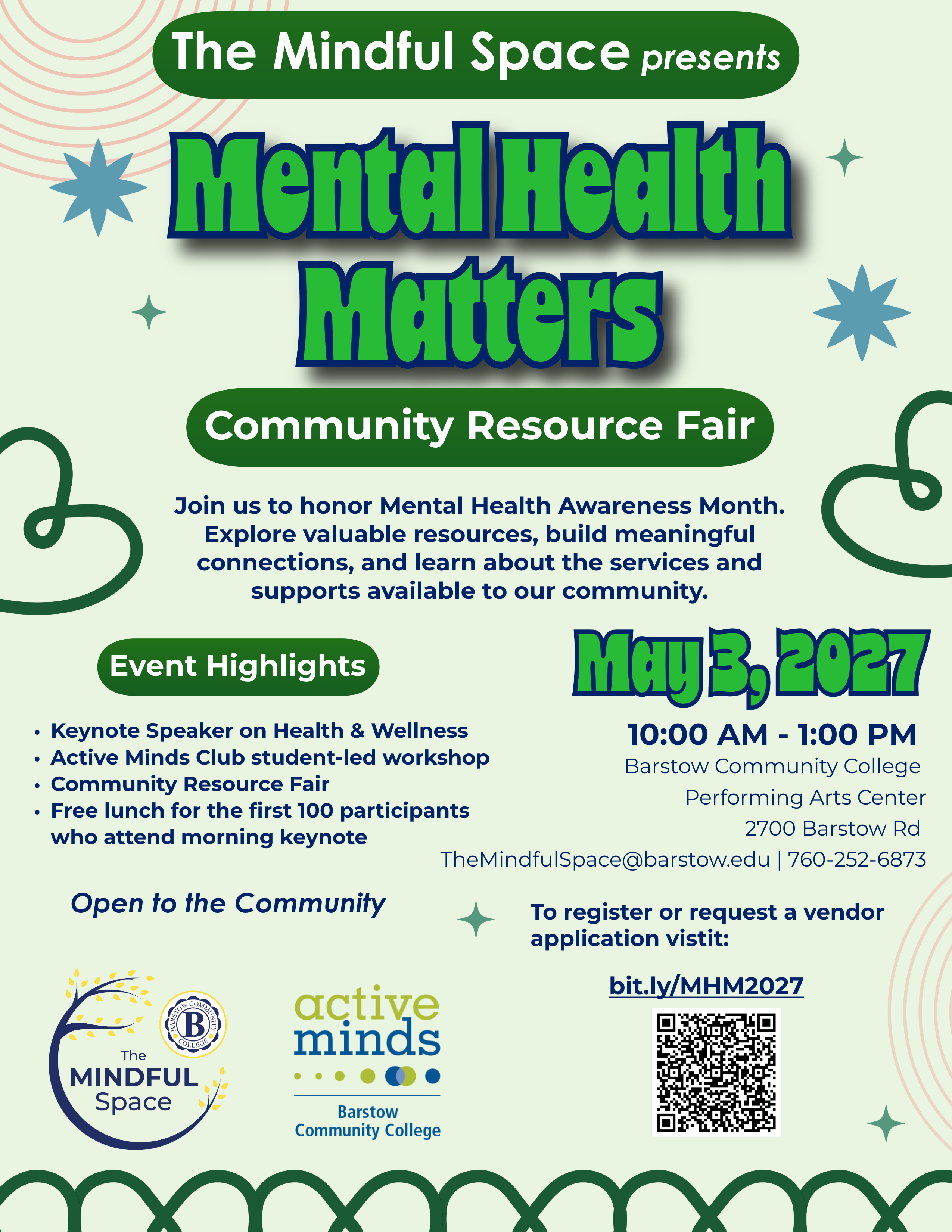 2027 Mental Health Fair Flyer 