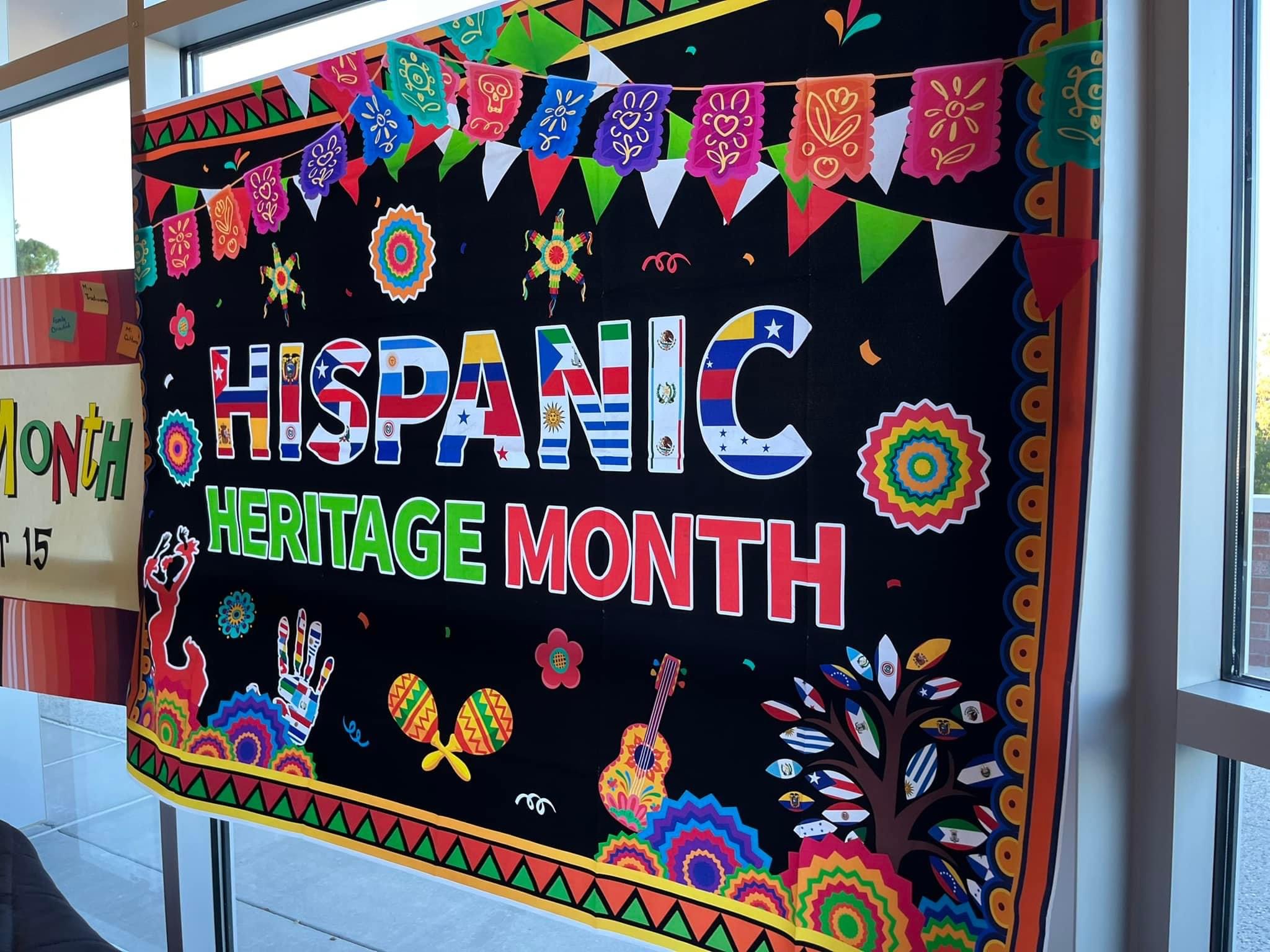 Hispanic Heritage Month backdrop