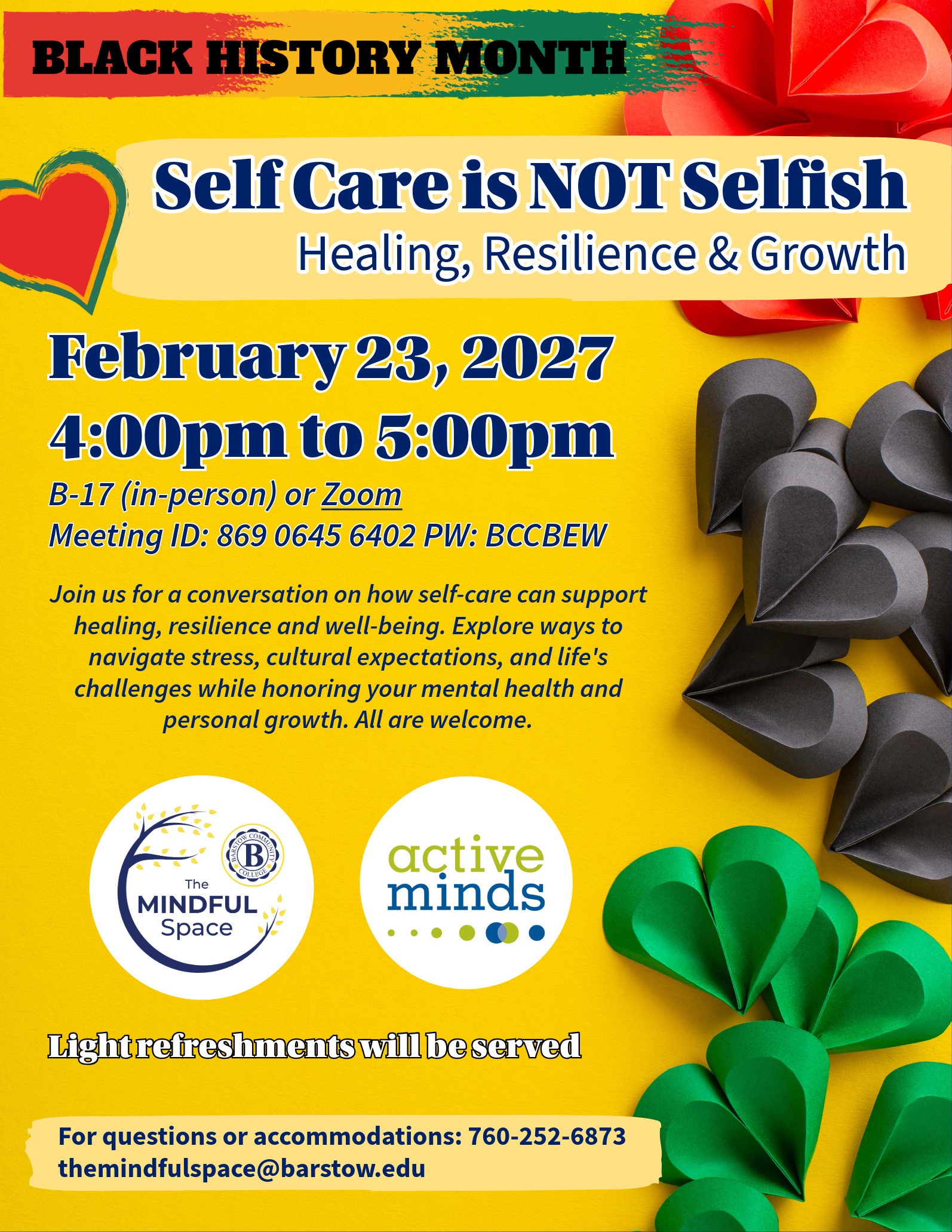 Self Care Flyer
