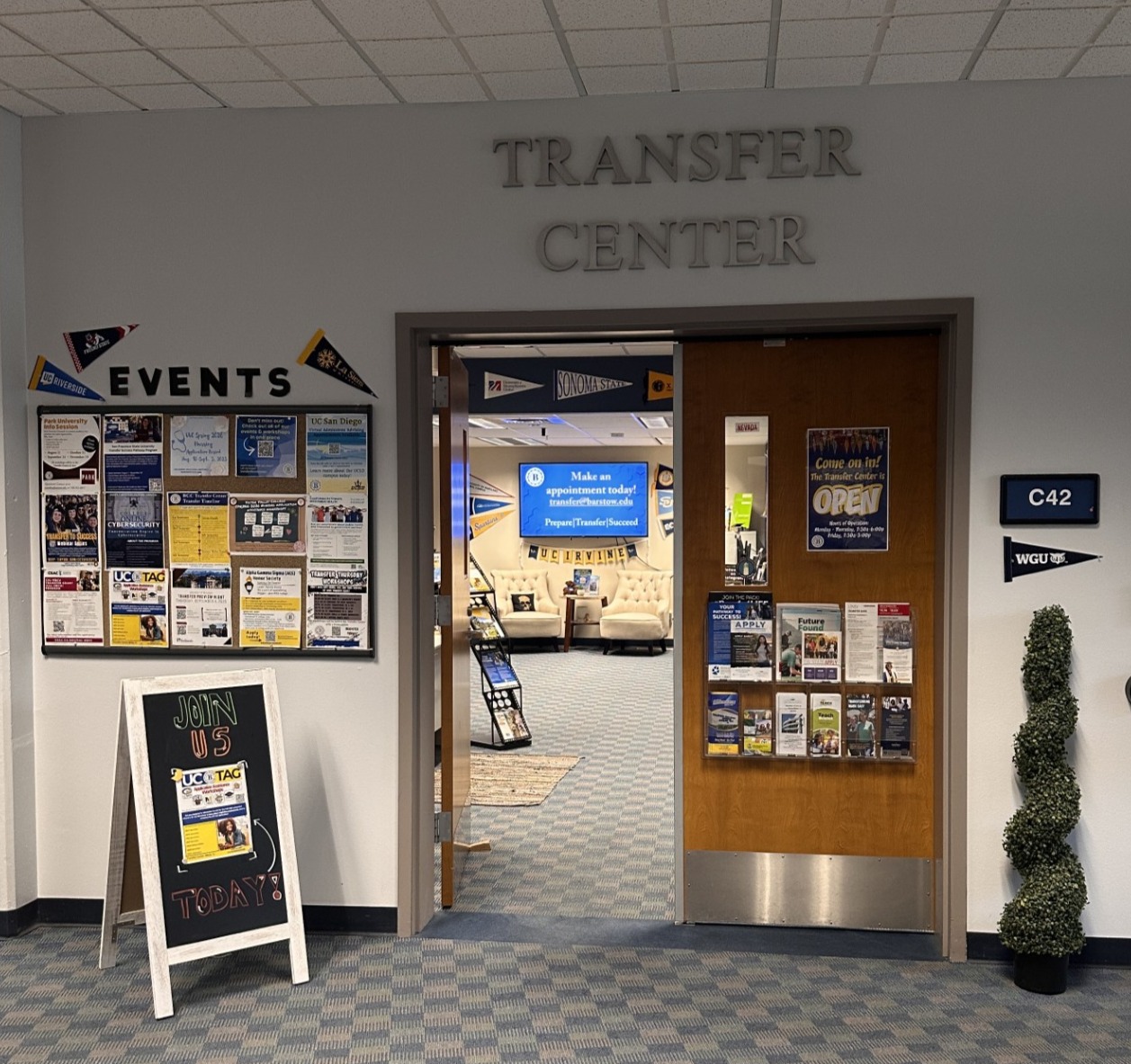 Transfer Center Entrance