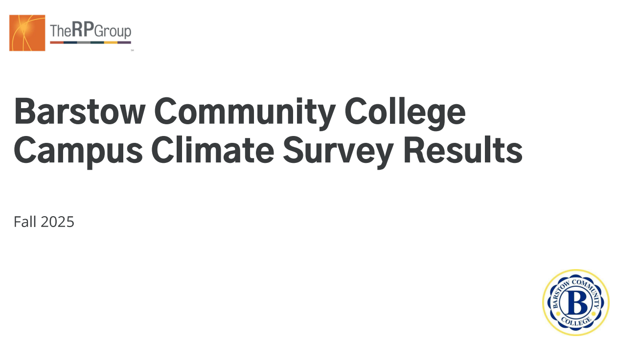 Campus Climate Survey Title Page