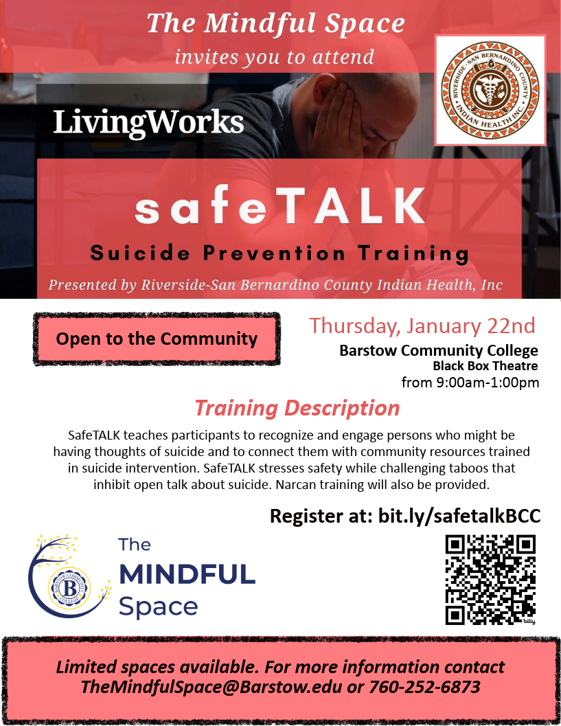 safeTALK flyer