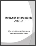 Institution Set Standards 2013-14