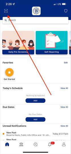 QR code App location
