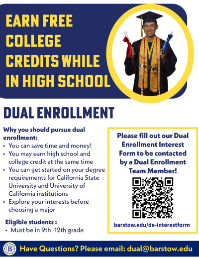 Dual Enrollment Informational Flyer