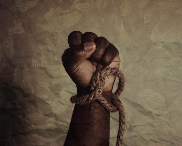 fist with rope