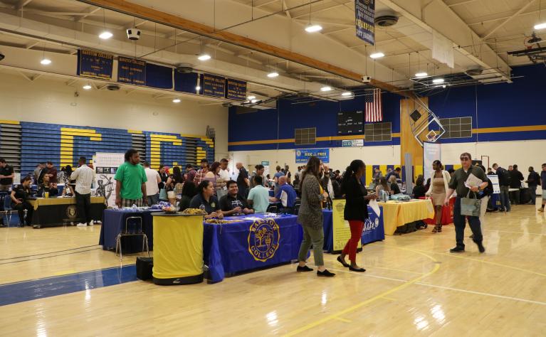 Job Fair onlookers