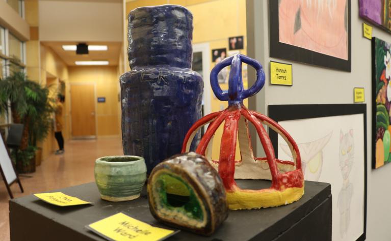 Art on Display from Students 