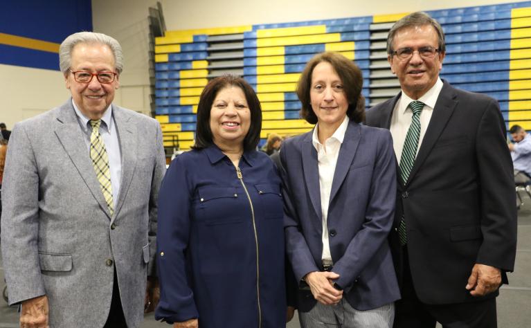 Board Members Recognized for their Many Years of service to Barstow Community College.