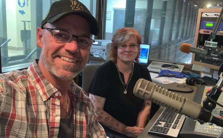 Christa Banton and John the Van Guy