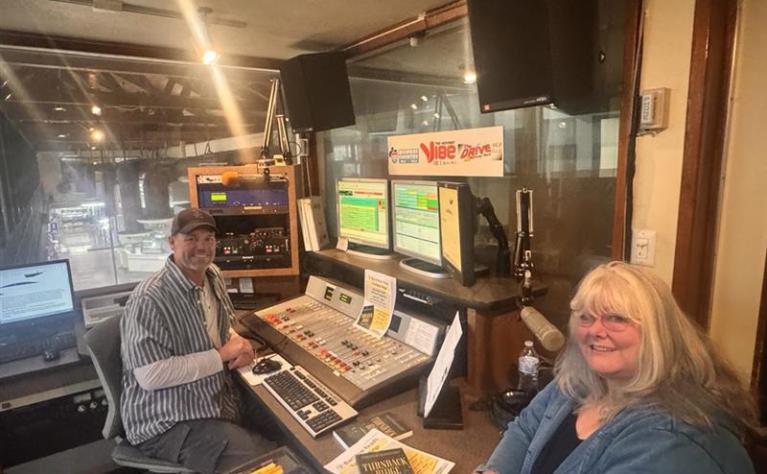 Susan Nylander and John the Van Guy