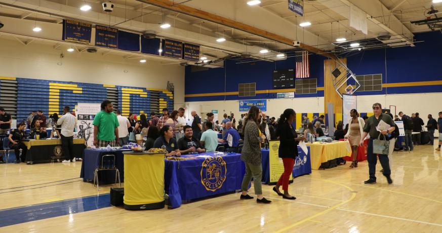 Job Fair onlookers