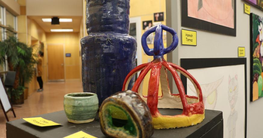 Art on Display from Students 