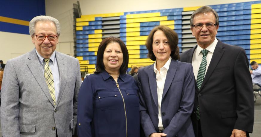 Board Members Recognized for their Many Years of service to Barstow Community College.