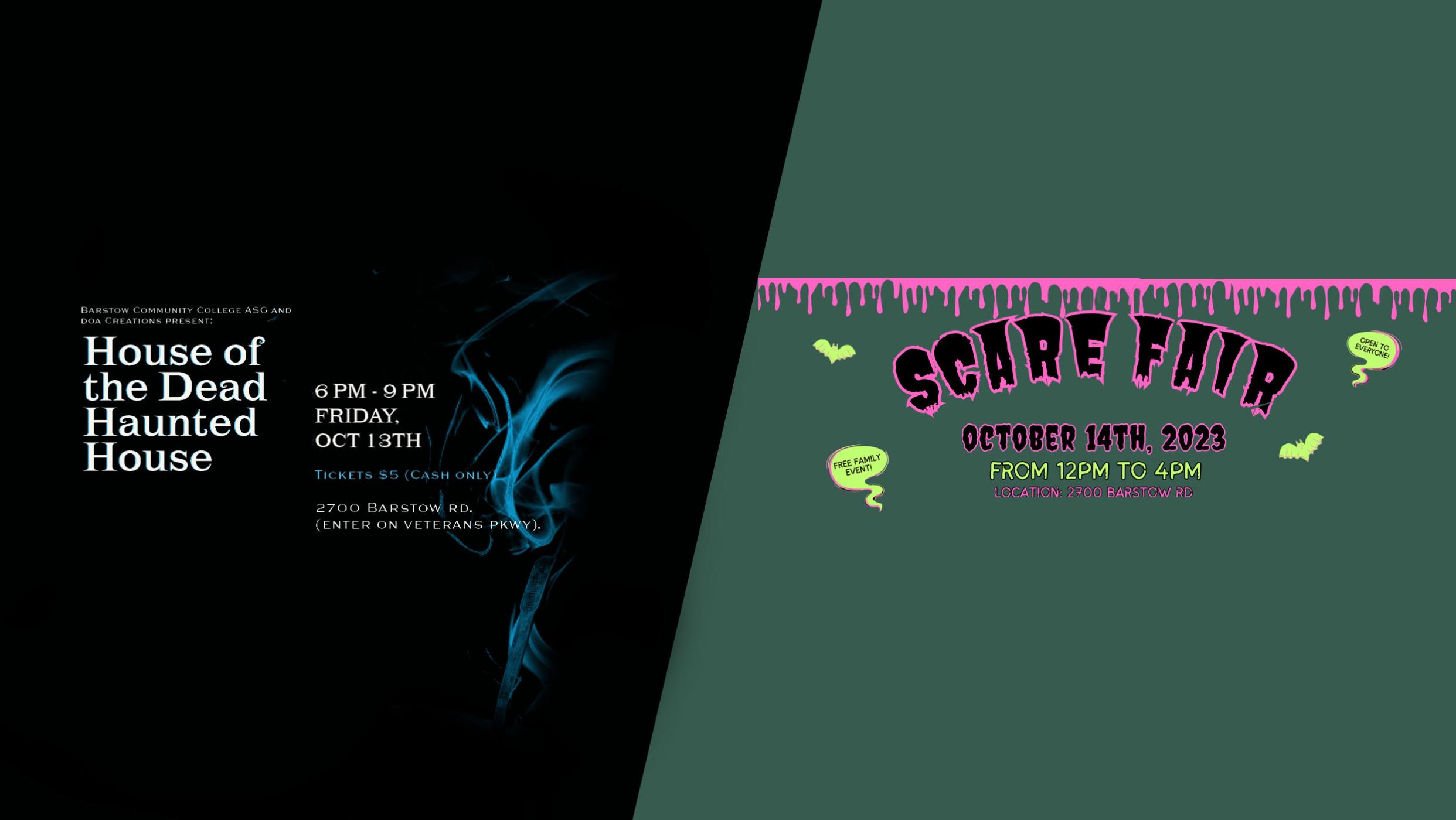 haunted house/scare fair events