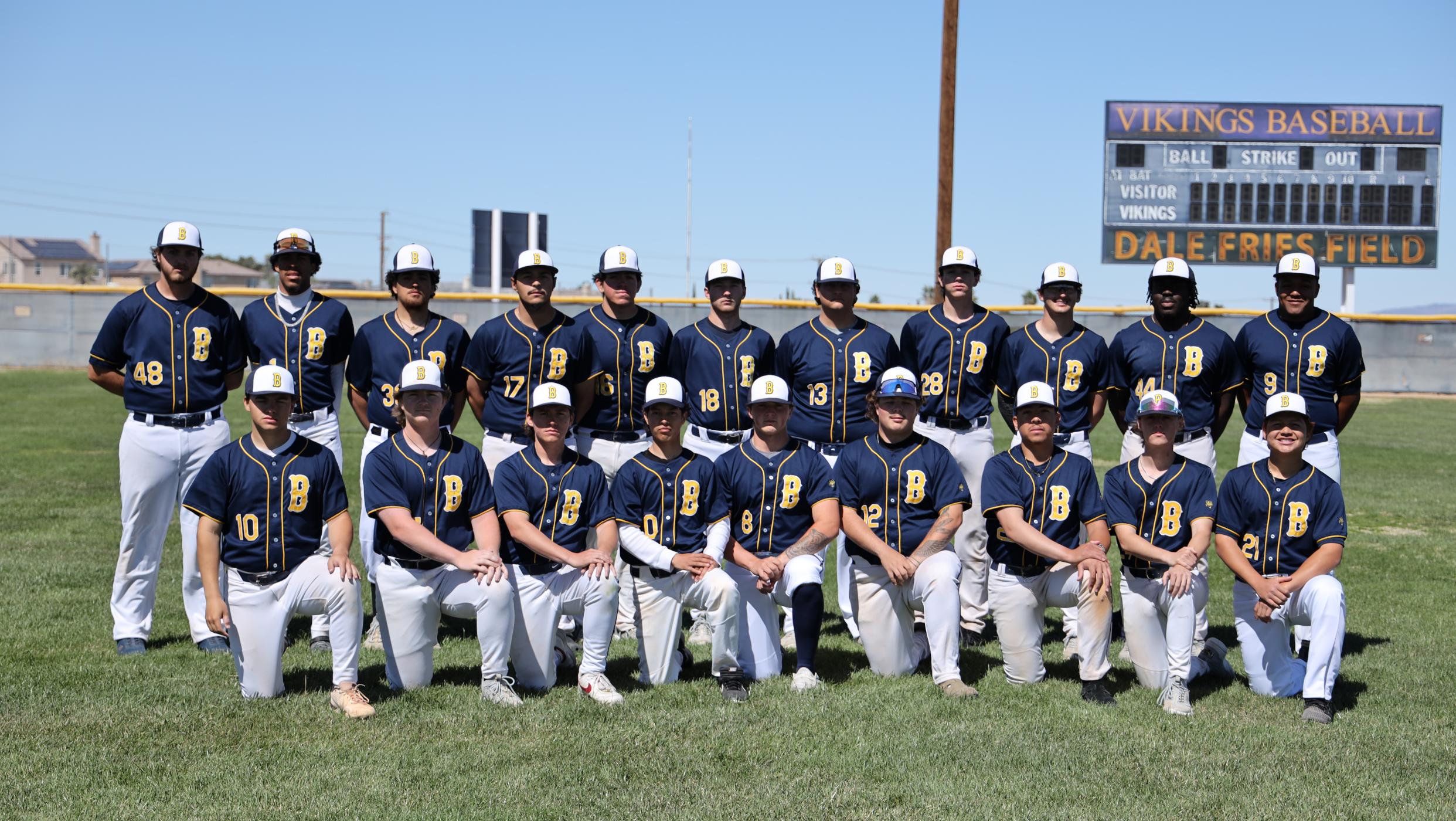 Baseball Team Group Photo