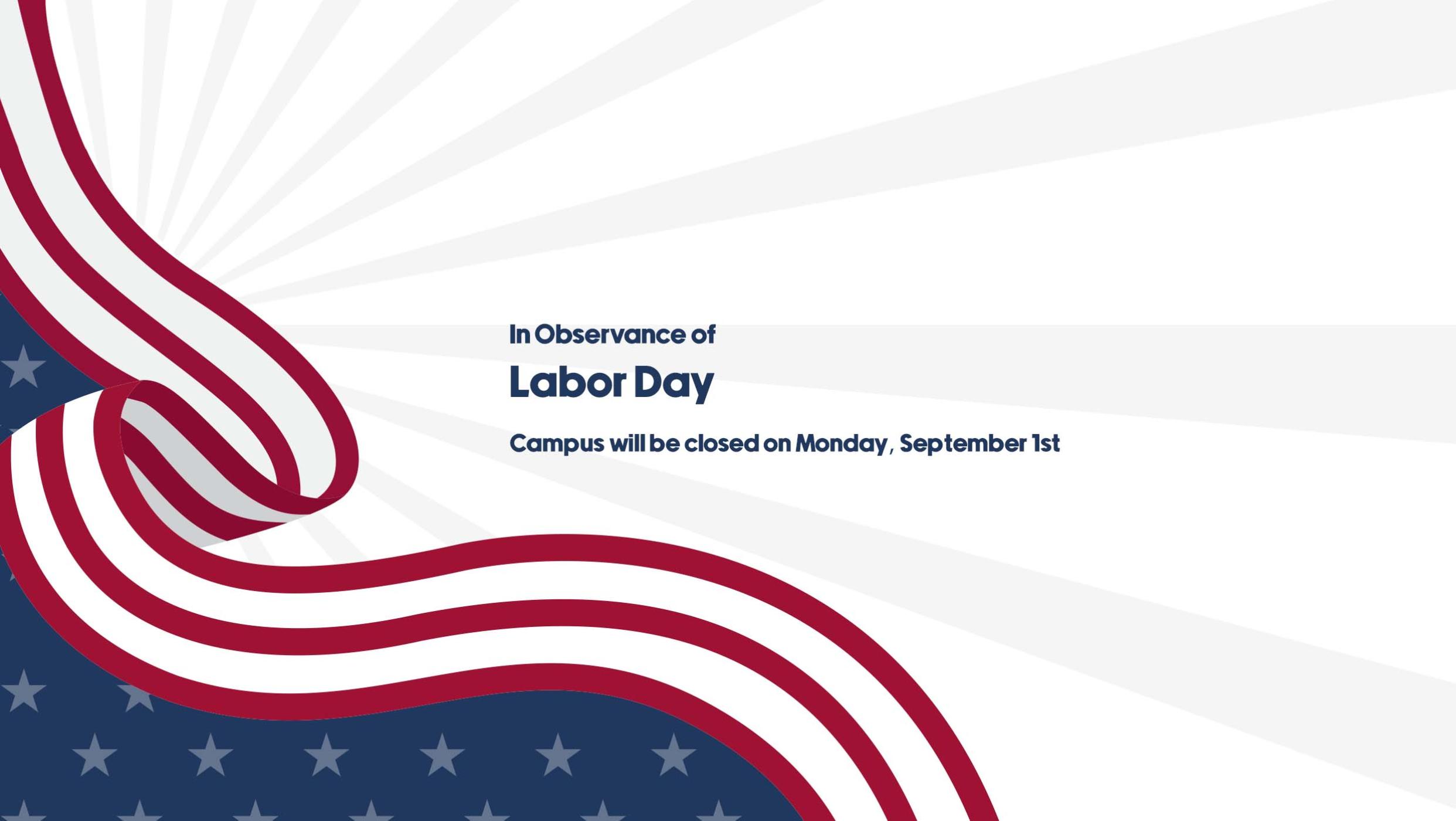 Labor Day Closure