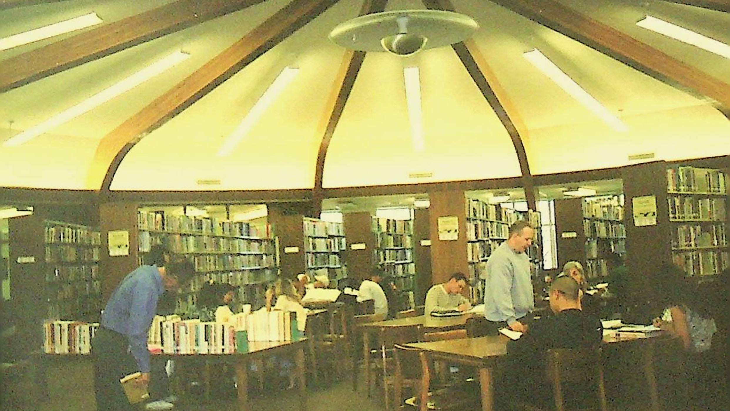 Library in the K Building 1980s