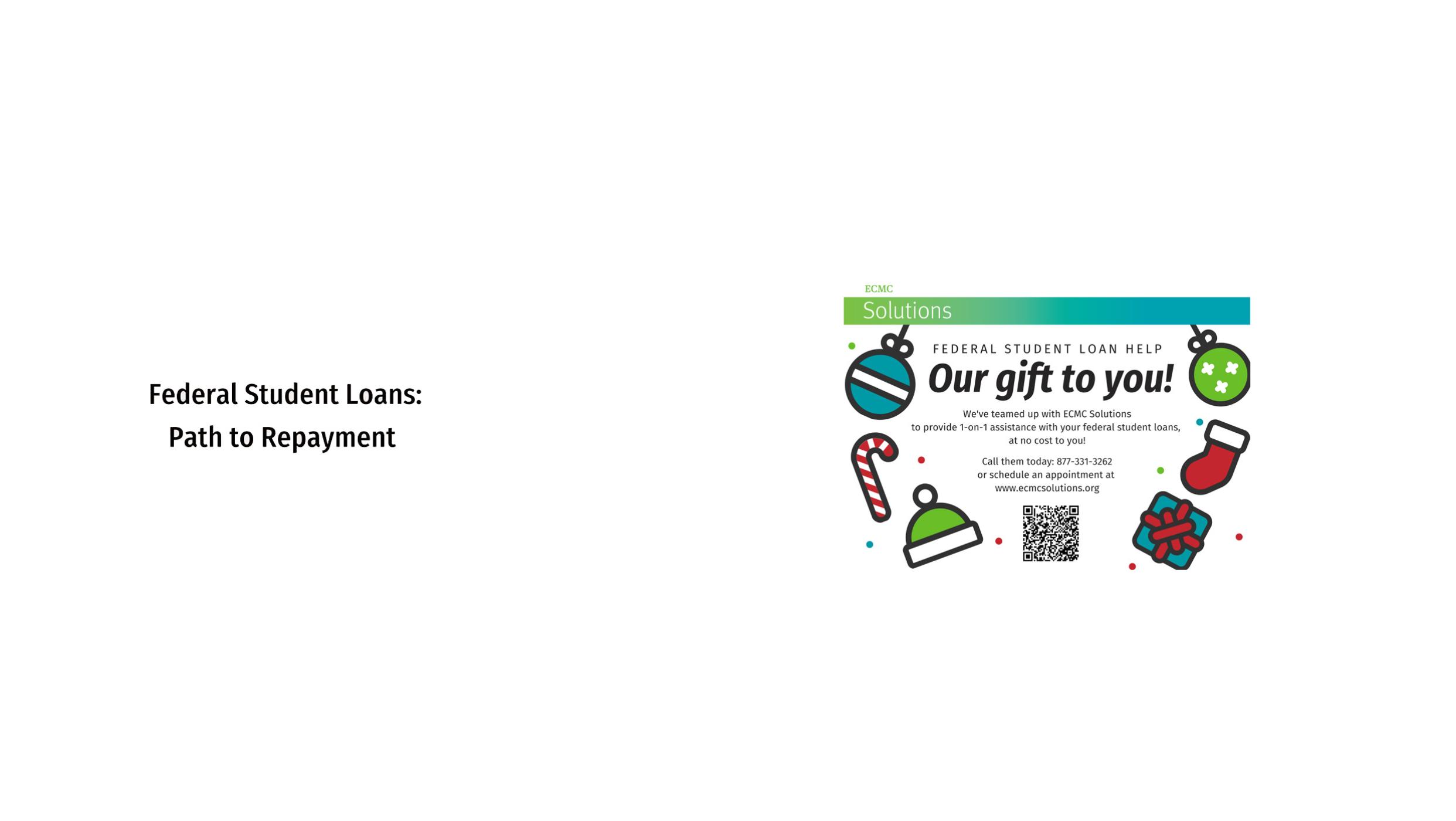 Path to loan repayment graphic