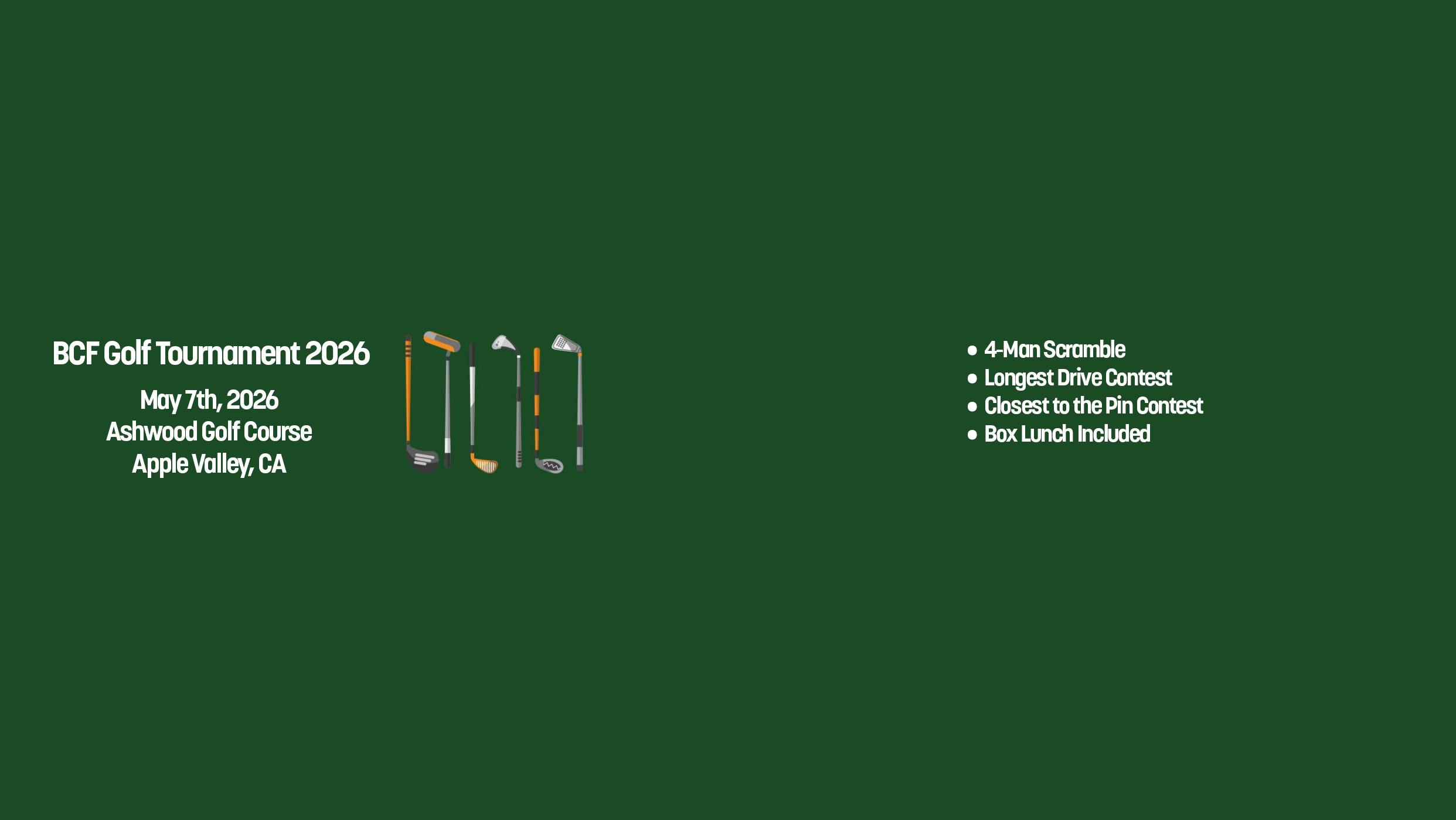 Golf Tournament 2026