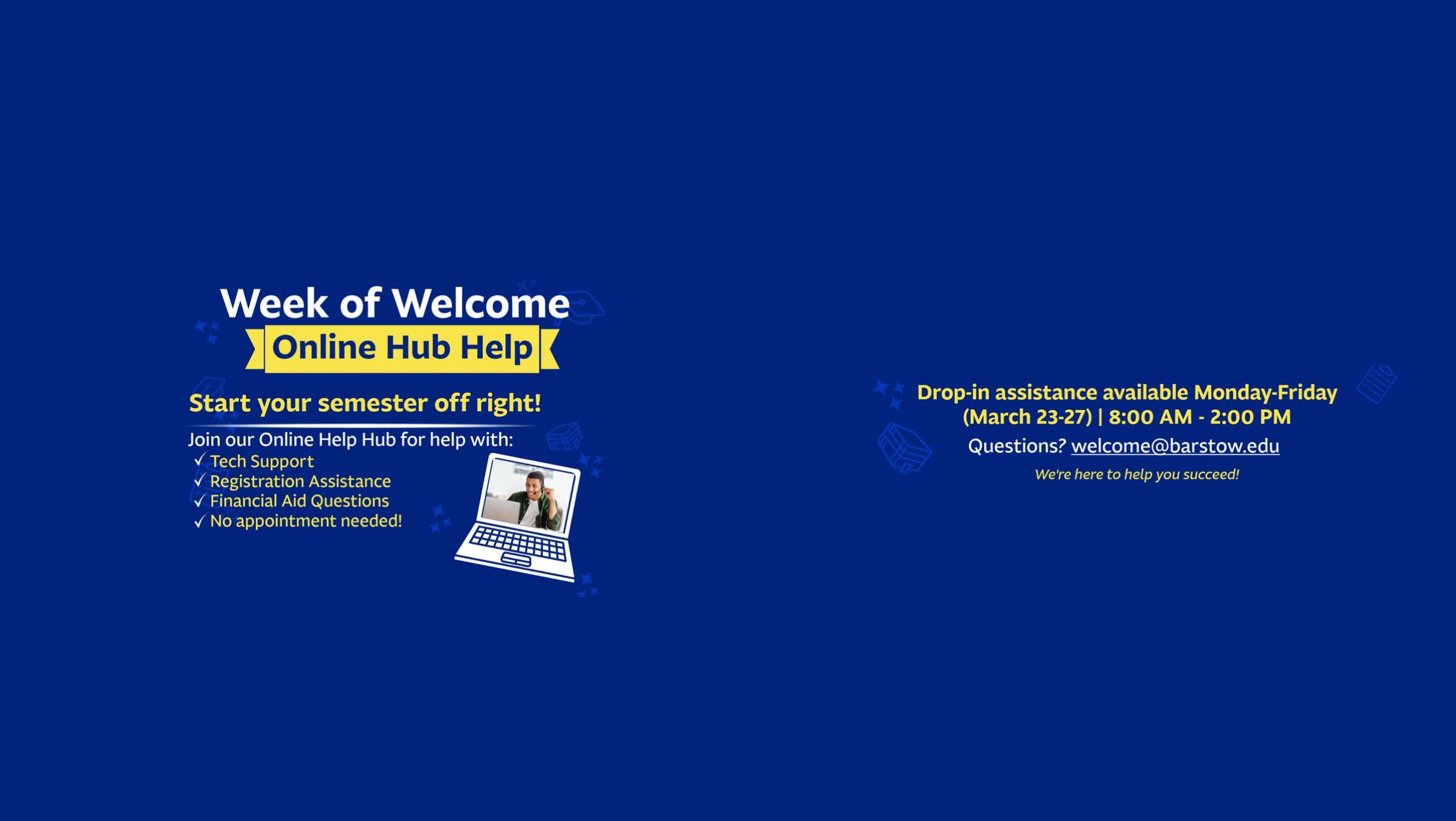 Week of Welcome Help Hub