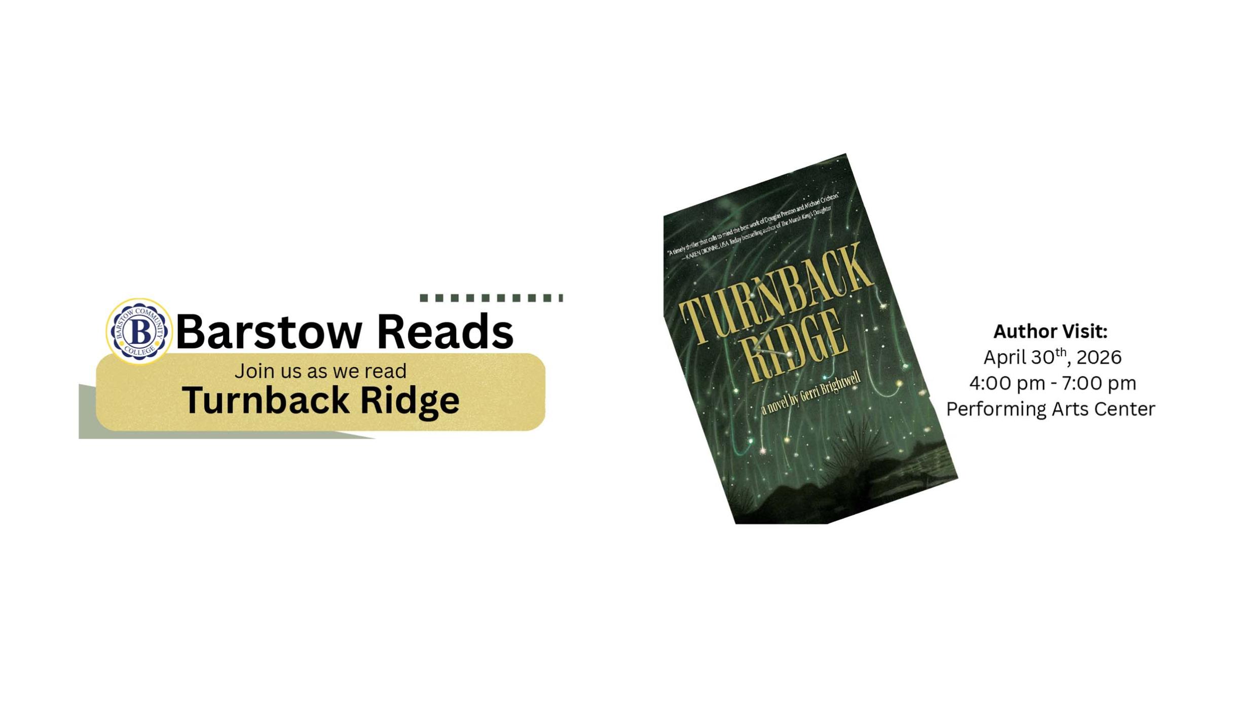 Barstow Reads Author Visit