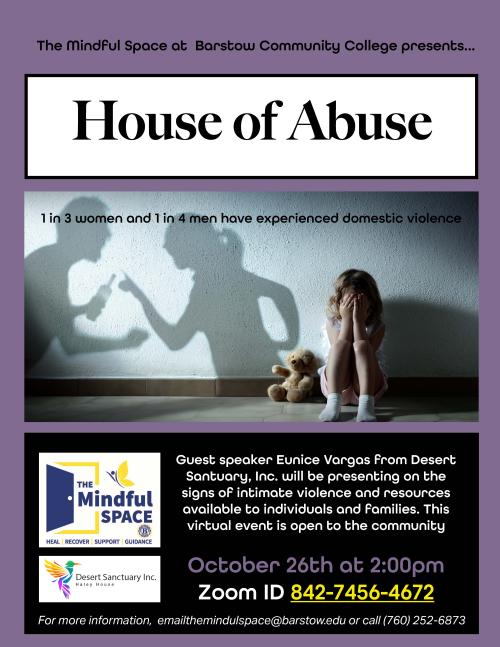 ""House of Abuse Flyer