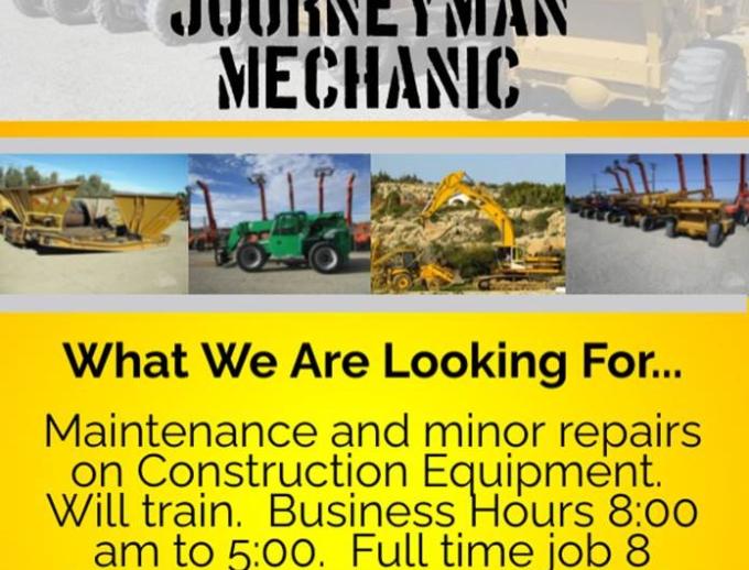 TE Deloss in Barstow is Now Hiring an Apprentice or Journeyman Mechanic