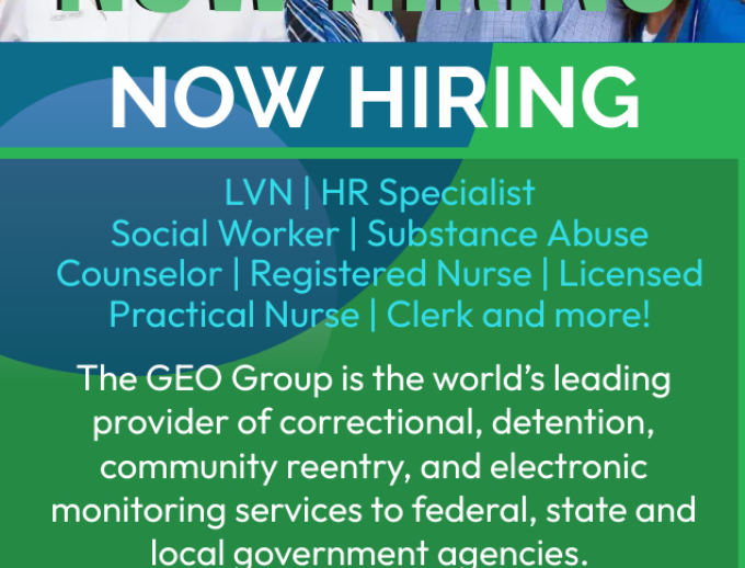 The GEO Group is Now Hiring